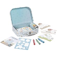 Little Dutch Jim & Friends Craft Set / Craft Case - Creative Craft Sticker - Jim's Creative Case - for Boys from 3 Years
