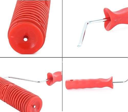 Miniatura 2 de Rodillo de pintura con diseño de arte griego de 7.0pulgadas, rodillo de goma decorativo con mango de plástico, más de 300 patrones