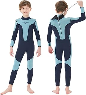 3mm Wetsuit for Kids and Youth Back Zip Full Wetsuit