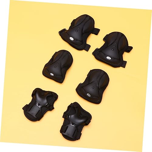 Miniatura 6 de CLISPEED 1 juego de muñequeras para niños, casco de patinaje para niños, almohadillas de patinaje sobre ruedas, rodillera, codo, equipo de