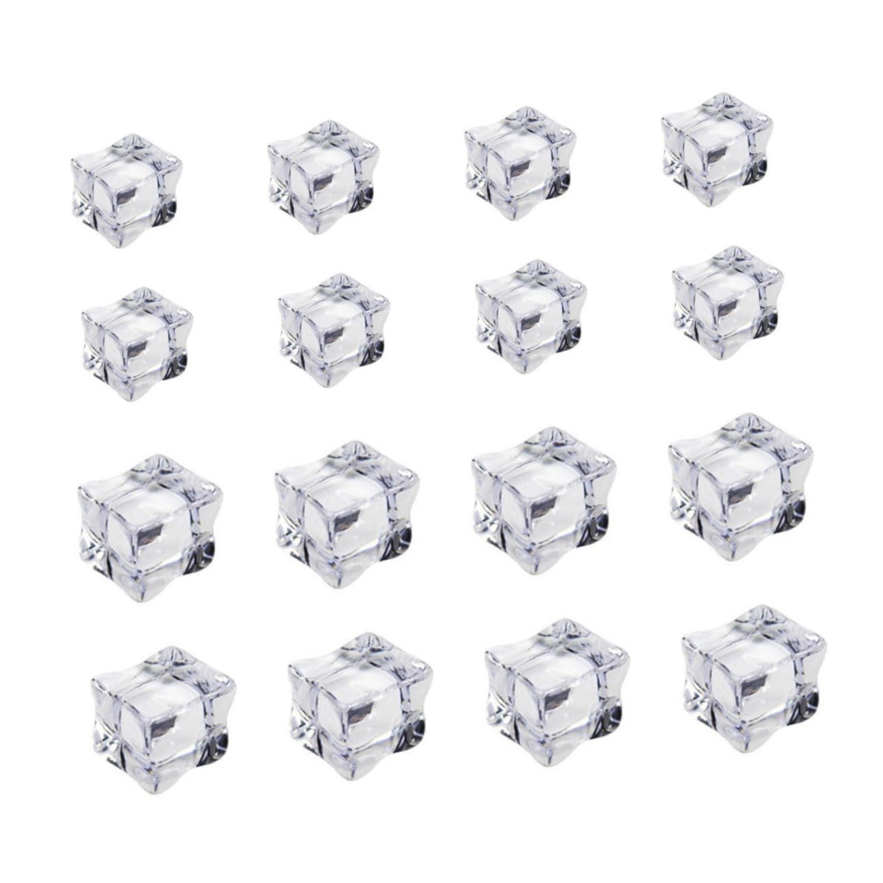 Evita charcos con cubitos de hielo falsos acrílicos para decoración y fotografía