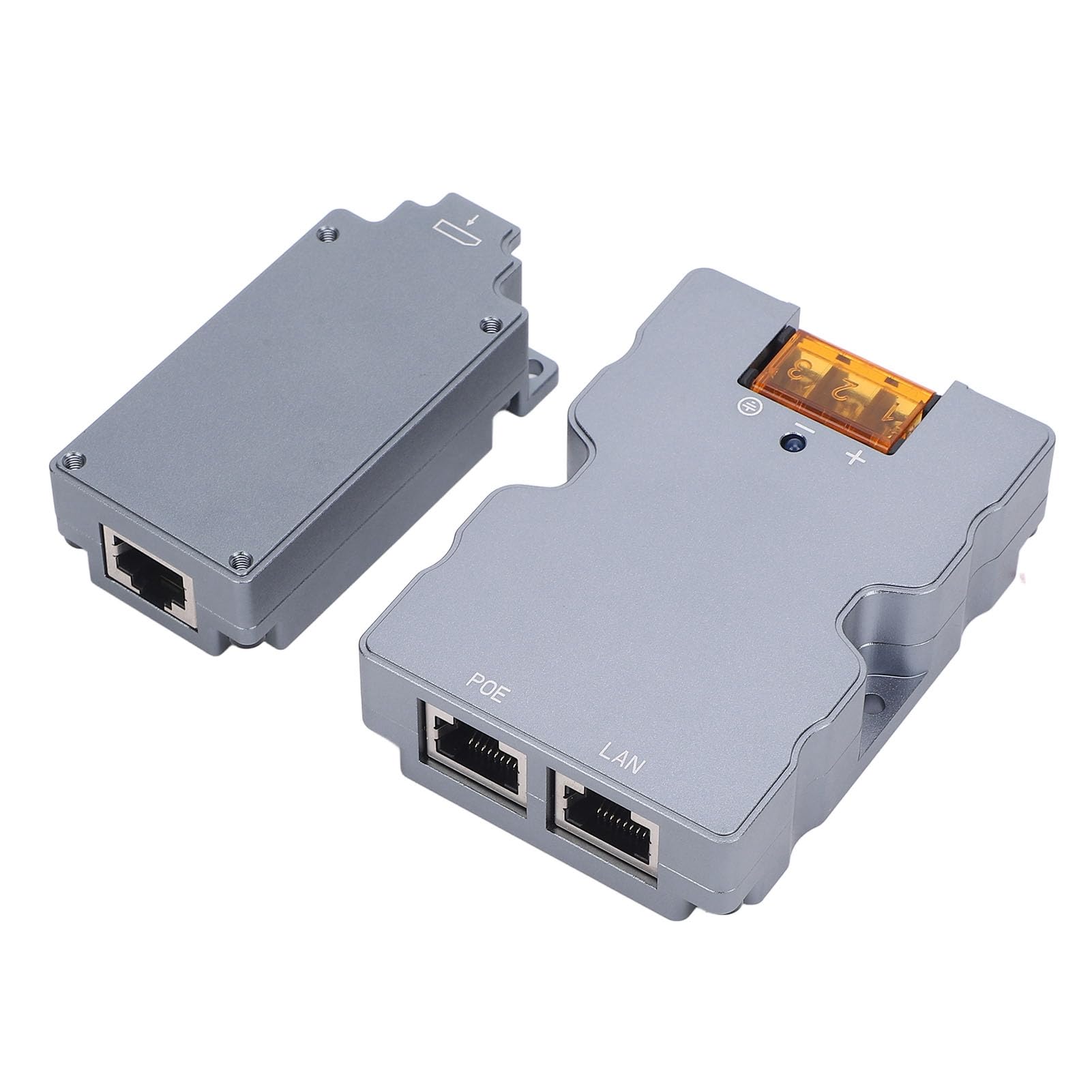 Fabater Ensemble D'adaptateurs PoE Gigabit Passif, Fonctions de Protection Solides pour Les Applications Extérieures, Ensemble D'injecteurs Ethernet