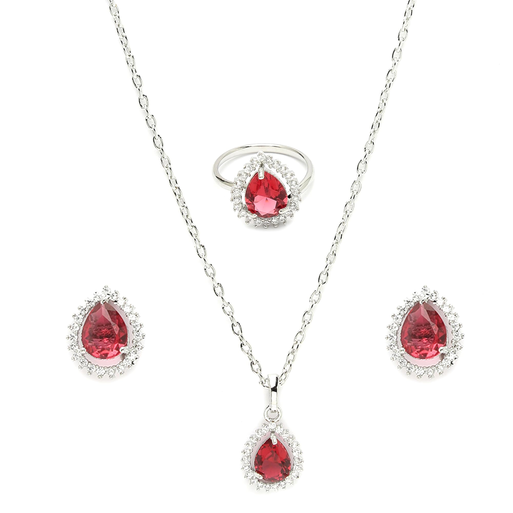 See full amazon price history chart for ZENEME Silver Plated Luxury American Diamond Tear Drop Halo Crystal Pendant Ring & Earrings Combo Jewellery Set For Women & Gift For Girls (Red Dewy Illumination Pendant Set) ZENEME Silver Plated Luxury American Diamond Tear Drop Halo Crystal Pendant Ring & Earrings Combo Jewellery Set For Women & Gift For Girls (Red Dewy Illumination Pendant Set) (B0D941M5RK) Amazon Price History, Amazon Price Tracker