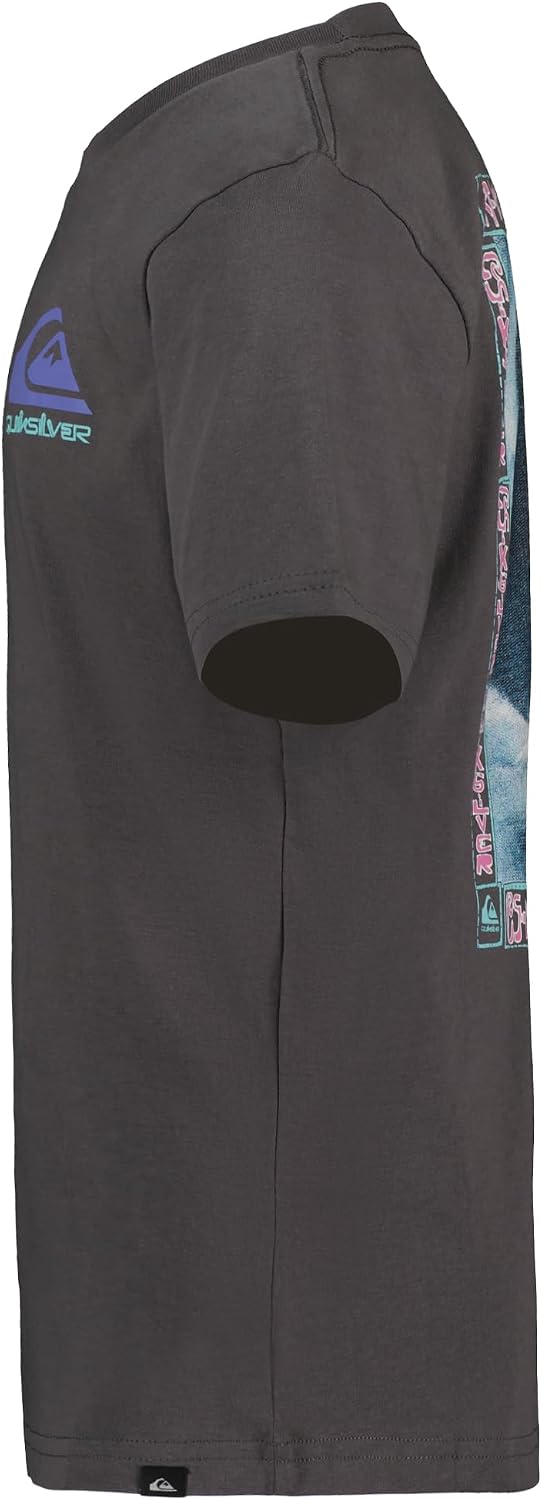 Quiksilver Boys' Short Sleeve Regular Fit Logo Graphic T-Shirt