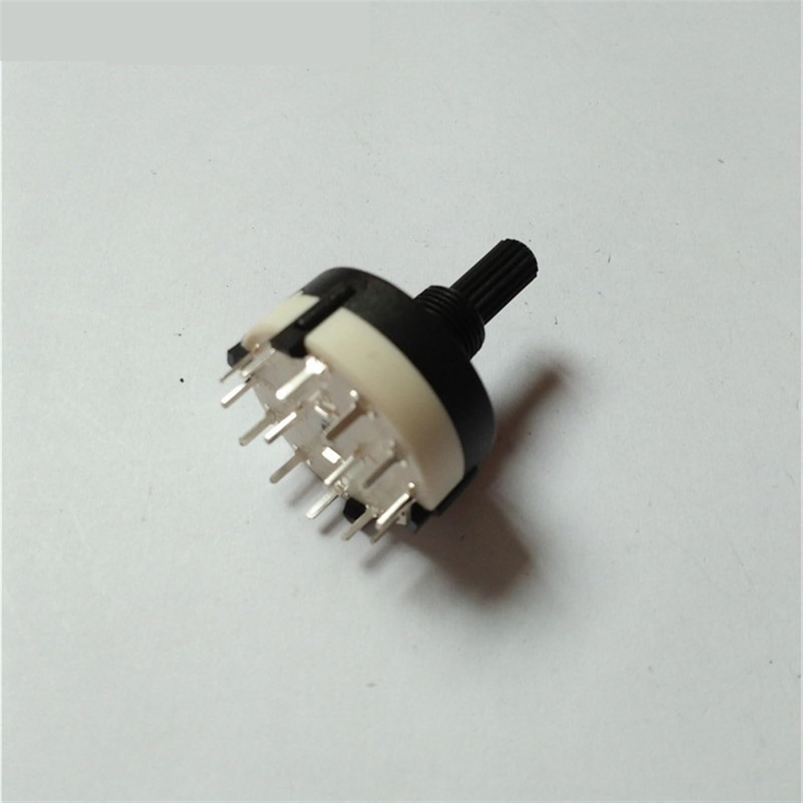 2 Stück 6 mm Durchmesser Rändelwelle 2 Pole 6 Positionen Drehschalter 350 mA 125 V AC 1 Stück