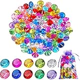 Dimensioni ridotte: la dimensione del diamante acrilico colorato ha un diametro di 20 mm. Le piccole dimensioni possono essere utilizzate per decorare pareti, cornici e altre opere d'arte. È molto carino.