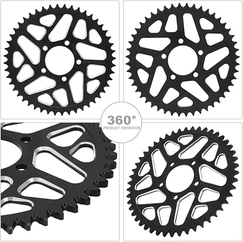 Miniatura 3 de JFG RACING Sur Ron 48T Sprocket,Sur Ron Piñón trasero 48 dientes aleación de aluminio para Sur Ron Surron Light Bee SX Segway X160X260 Electric Dirt