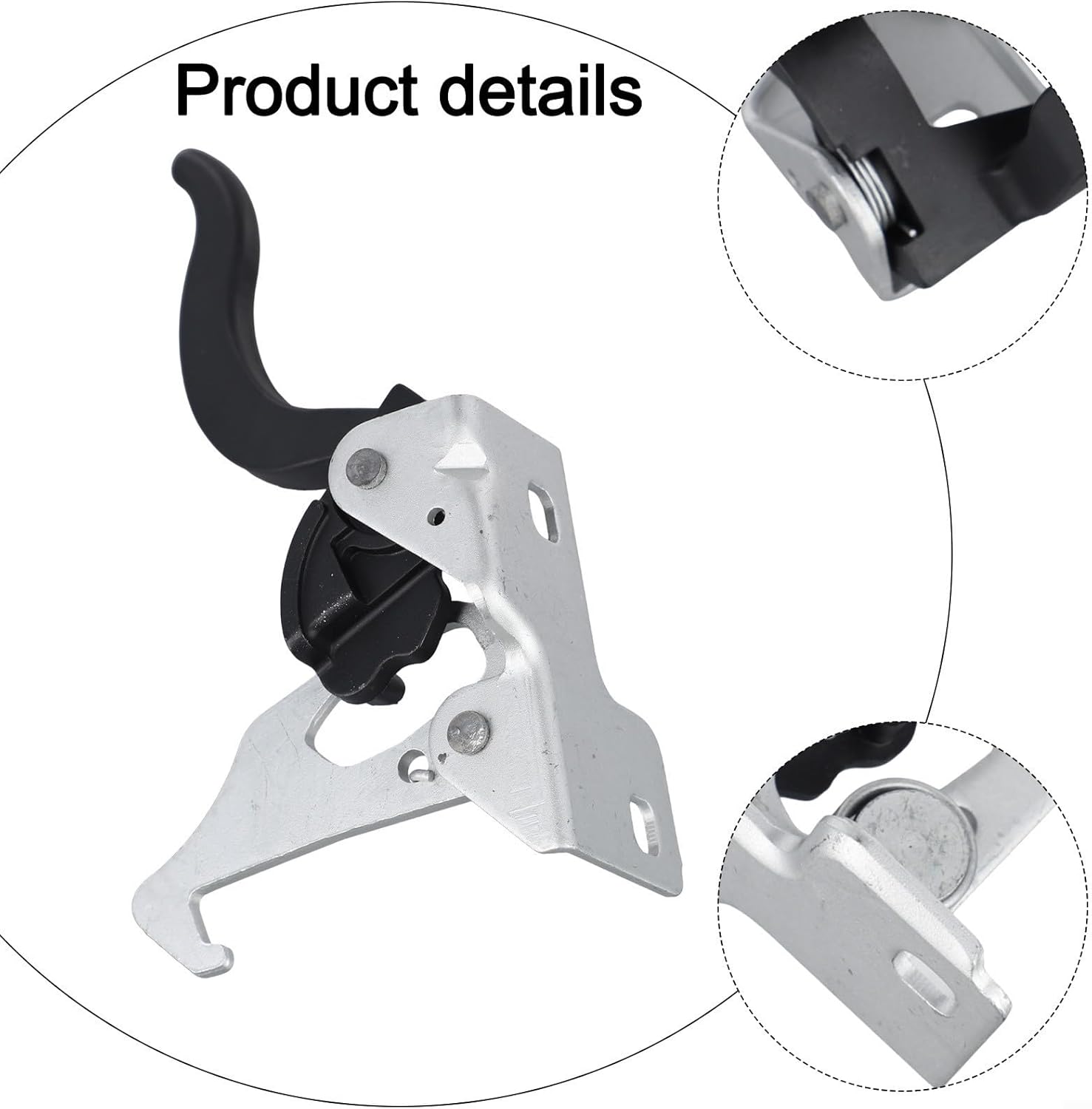 Engine Lid Latch Hook for E53 (2000-2006) Hood Safety Catch Release Handle 51238402552 8402552 for Durable Metal Build