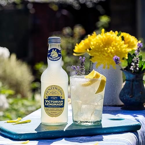 Miniatura 6 de Fentimans Paquete variado espumoso (limonada rosa, limonada espumosa, cerveza de jengibre), agua tónica, soda artesanal, mezcladores perfectos,