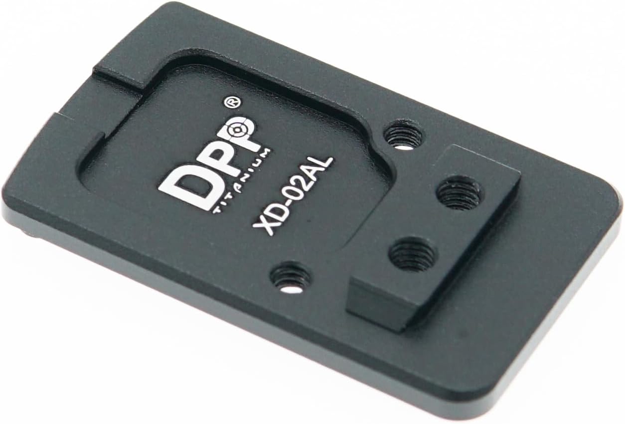 DPP Titanium Red Dot Mount/Plate/Adapter Compatible with Springfield XD Trijicon RMR/SRO&Holosun 407C/507C/508T