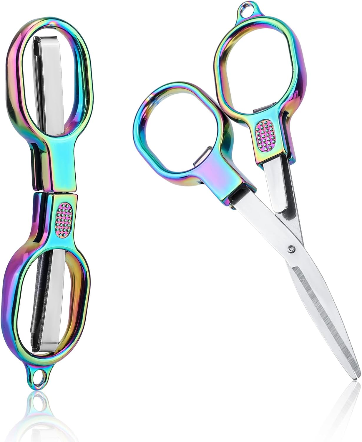 Amazon.com : 2pcs Mini Folding Scissors, Portable Travel Scissors ...
