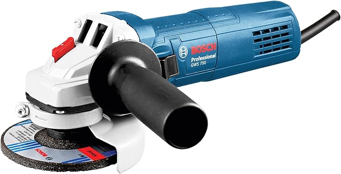 Amoladora Angular Bosch Professional GWS 750 de 115 mm y 750 W