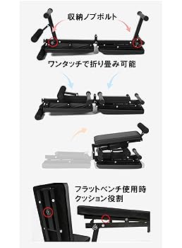 Amazon.co.jp: WASAI(ワサイ) トレーニングベンチ フラット
