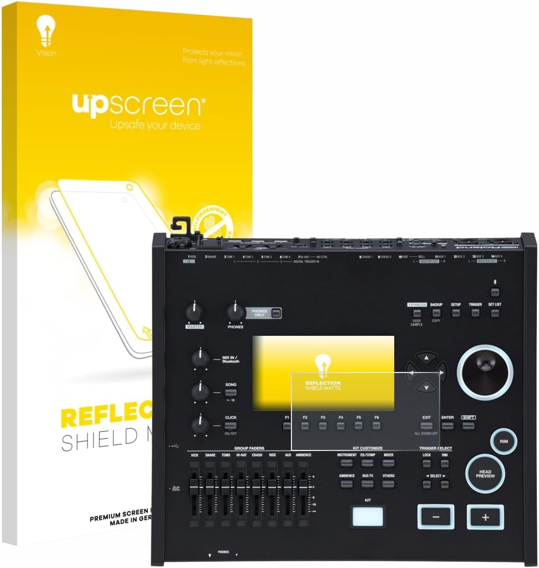 upscreen Anti-Glare Screen Protector Compatible with Roland V71 – Protection Film Matte