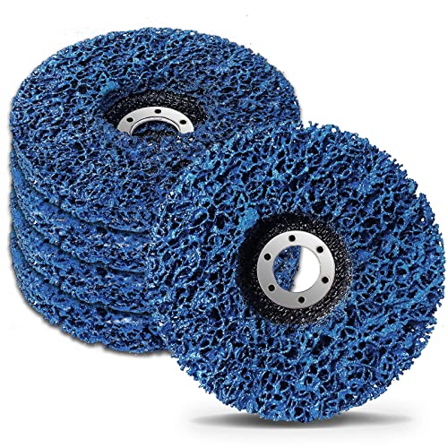 OBA Disques de Nettoyage 125 x 22 mm, Disque Meuleuse Disques à ébarber Pour Traitement de Surface Peinture Disque Abrasif pour Meuleuse D'angle -Lot de 5 Violet