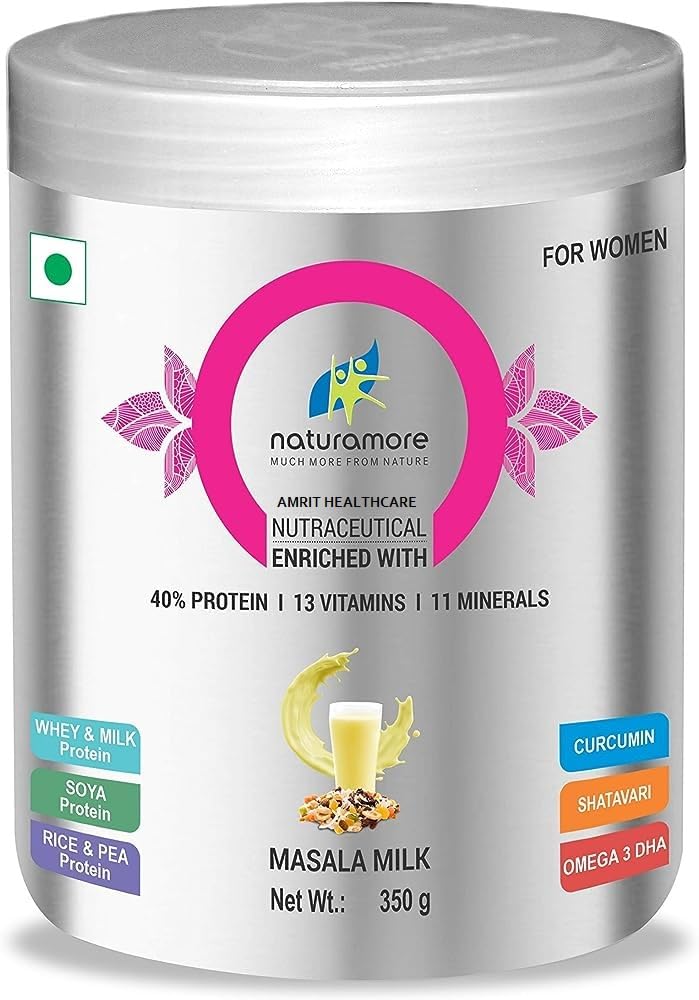 Amrit Healthcare Netsurf Naturamore for Women in French Vanilla flavour (with 40% protein) (400 g)-image-18