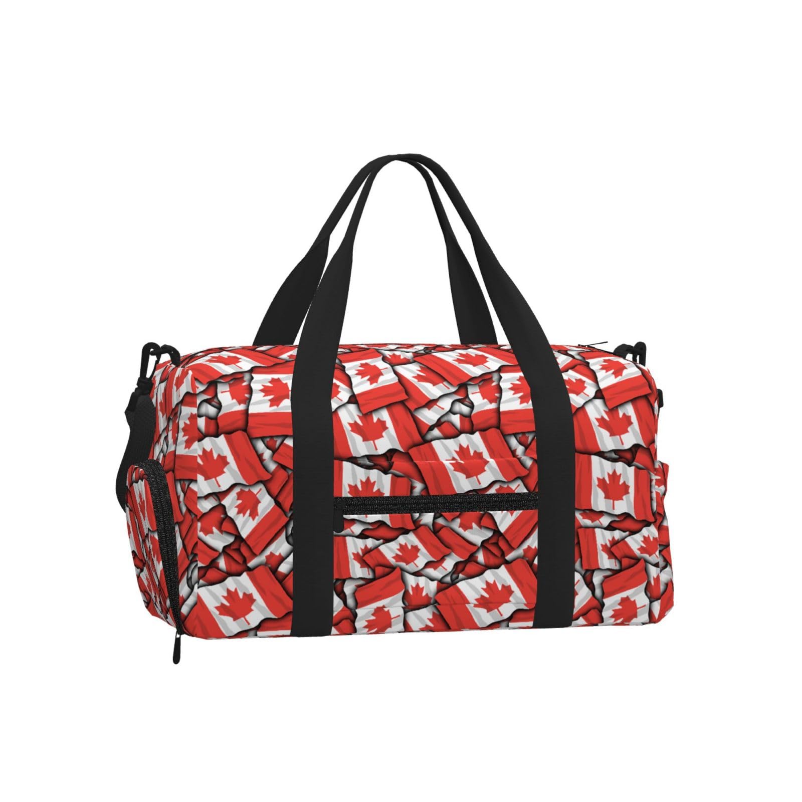 Flaga Kanady drukowana Ręczna torba sportowa crossbody Torba podróżna