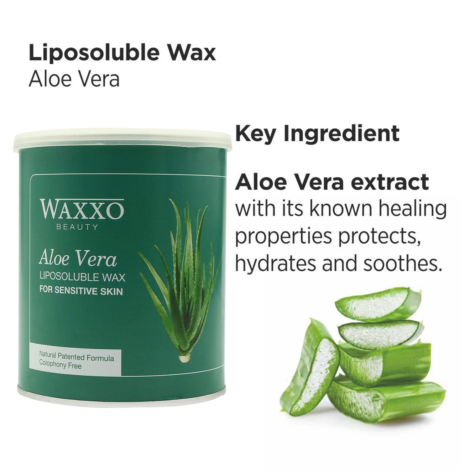 Generic DD Aloe Vera Liposoluble Wax for Sensitive Skin Men & Women Hair Removal Cream for Arms, Chest, Legs, Back, and Full Body (800 ml)