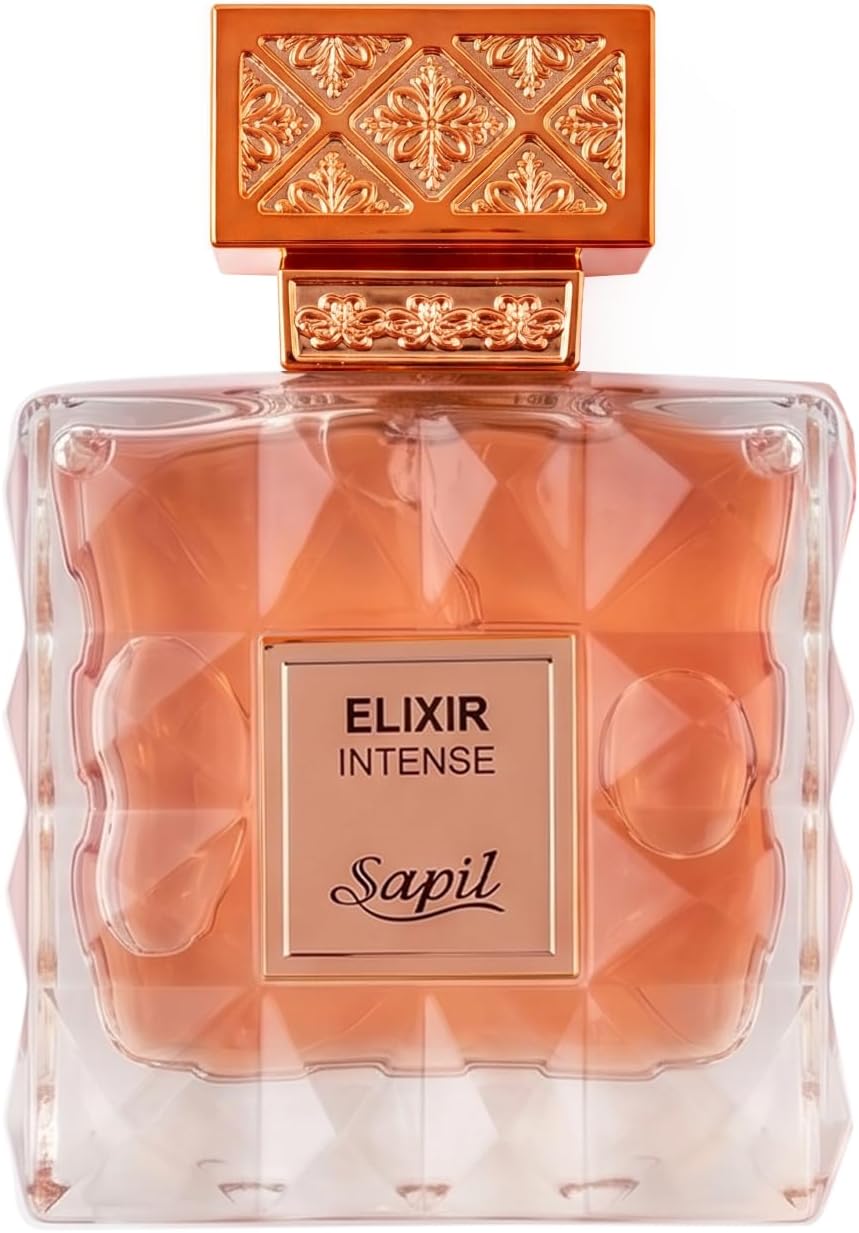 Elixir Intense Eau De Parfum 100ml, Affordable Luxury Perfume, Fresh Floral Fragrance with Bergamot, Pink pepper, Watery jasmine Top Notes, Bold Blend Perfumes for Men and Women
