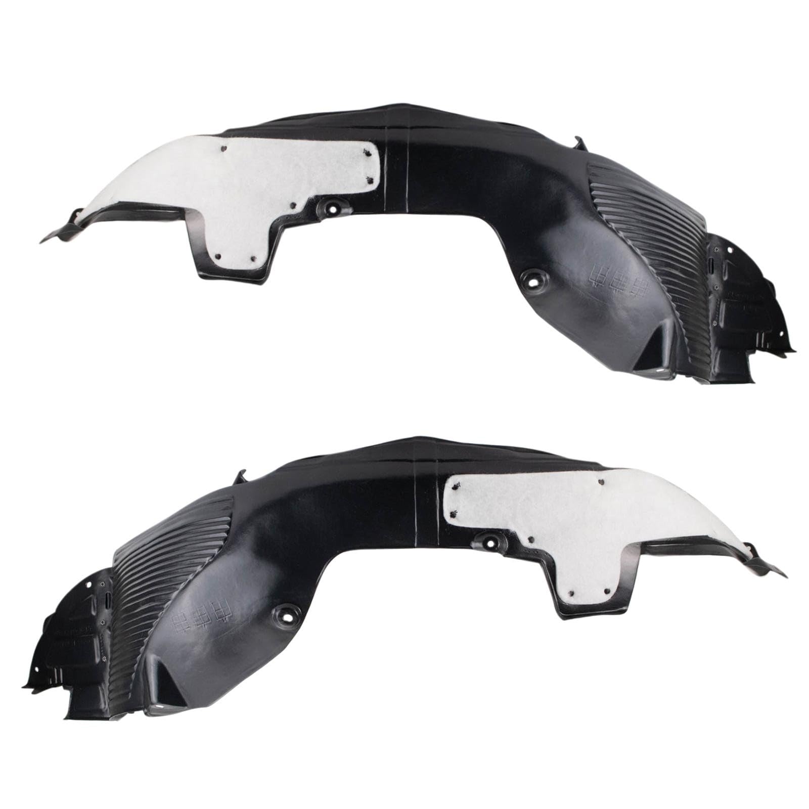 TRQ Front Inner Fender Liner Set | For 2014-2016 Kia Forte Koup Forte5 KI1248128 KI1249128