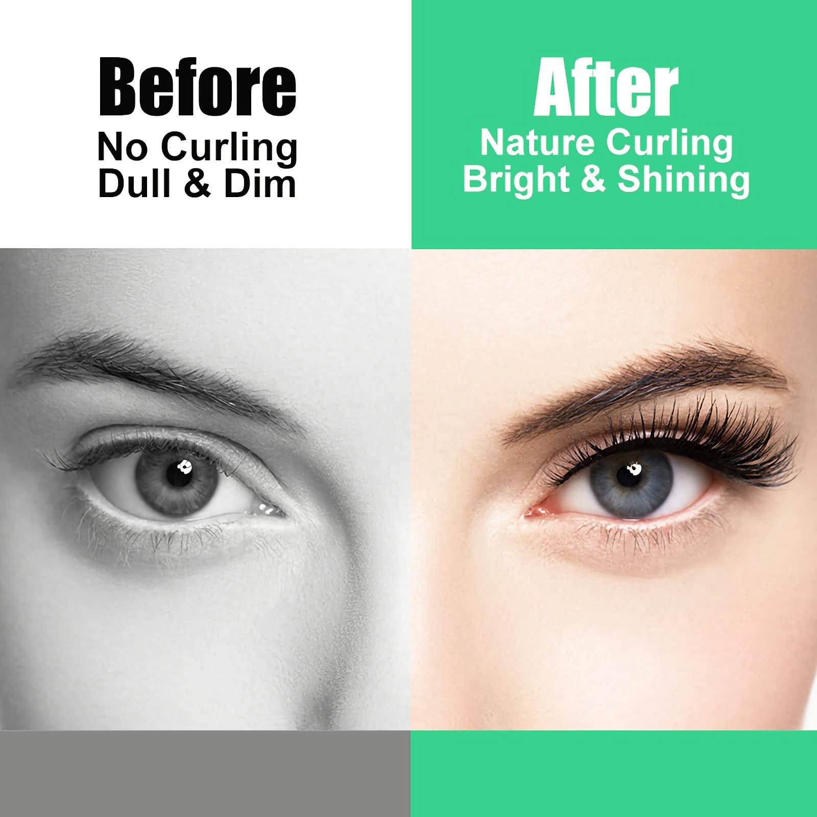 DOPI Rizador de pestañas eléctrico, 2 modos de calentamiento, rizador de pestañas calentado con precalentamiento rápido para todas las formas de ojos, regalo ideal para mujeres y novias (verde)