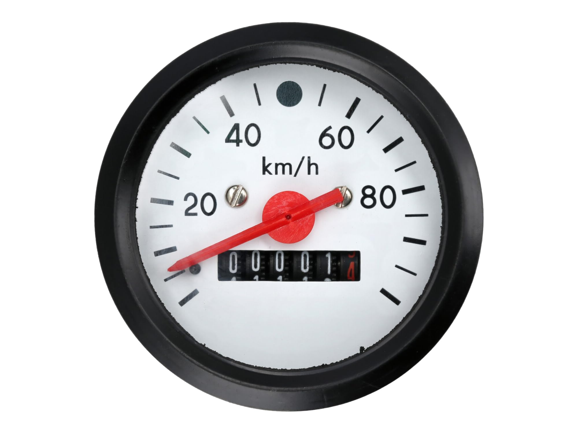 COMPTEUR DE VITESSE 120 Km/H Avec Noir Anneau " Piaggio " Vespa Px