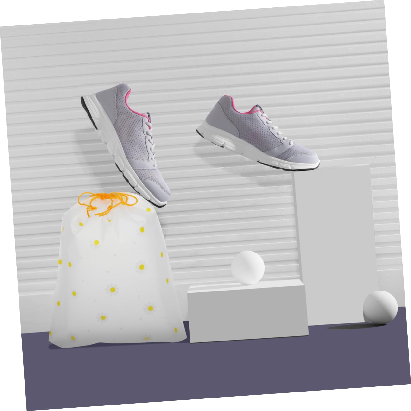 Cabilock 2 Sätze Schuh Aufbewahrungstasche Staubsaugerbeutel Taschen Wiederverwendbare Einkaufstasche Befestigung Pole Schminkbeutel Kosemtiktasche Shoe Storage Box Sport 25 Stück * 2