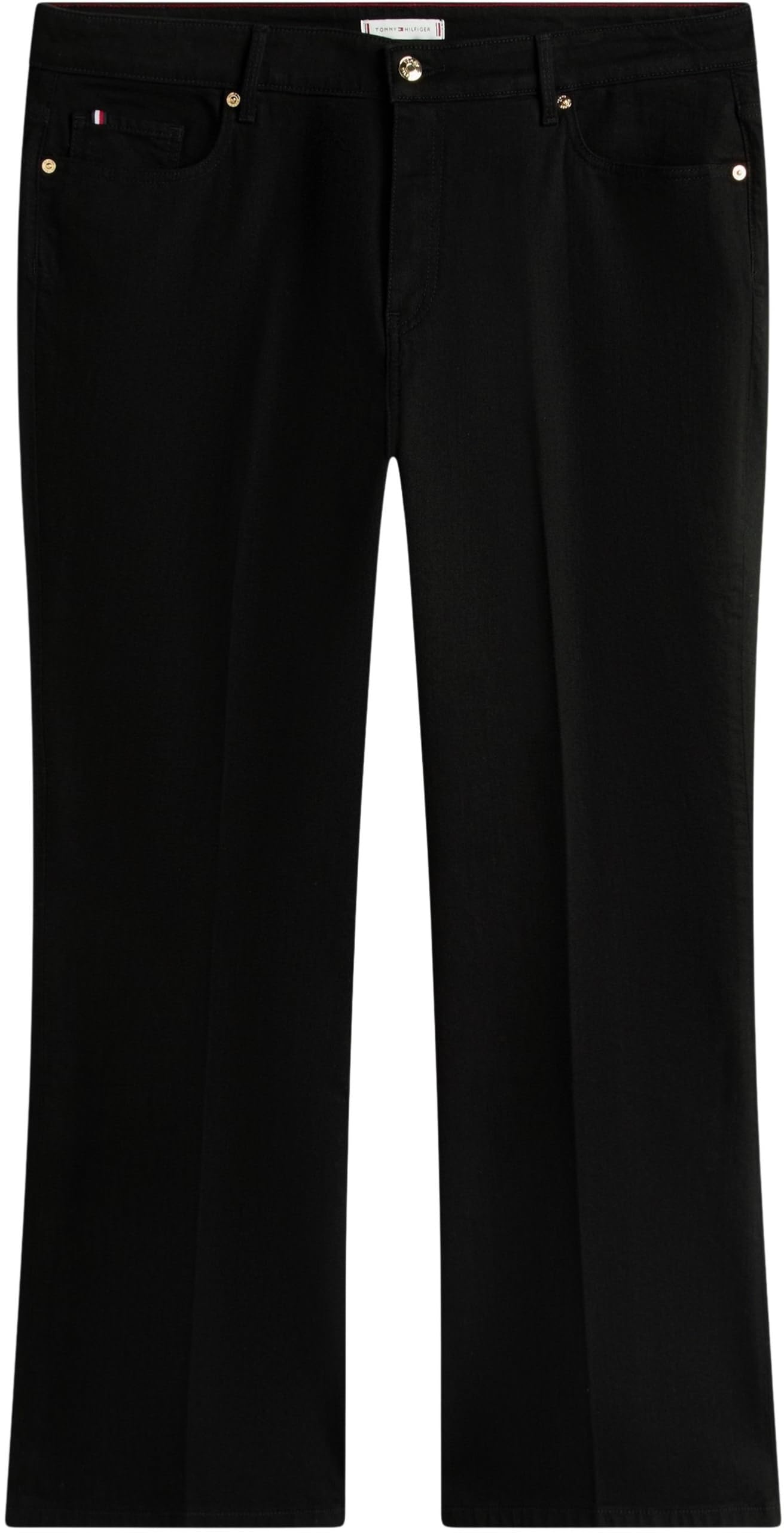 Tommy Hilfiger Damen Bootcut CRV DNM Black Bootcut Rw Ww0ww49486