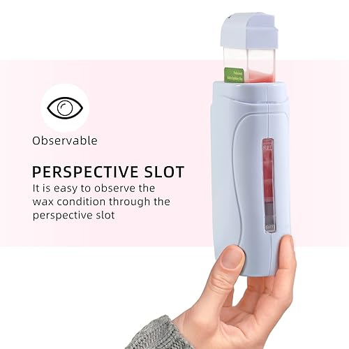 Miniatura 4 de Beth lee - Kit de calentador de cera enrollable, máquina calentador de cera portátil para depilación, juego de cera suave para mujeres y hombres,