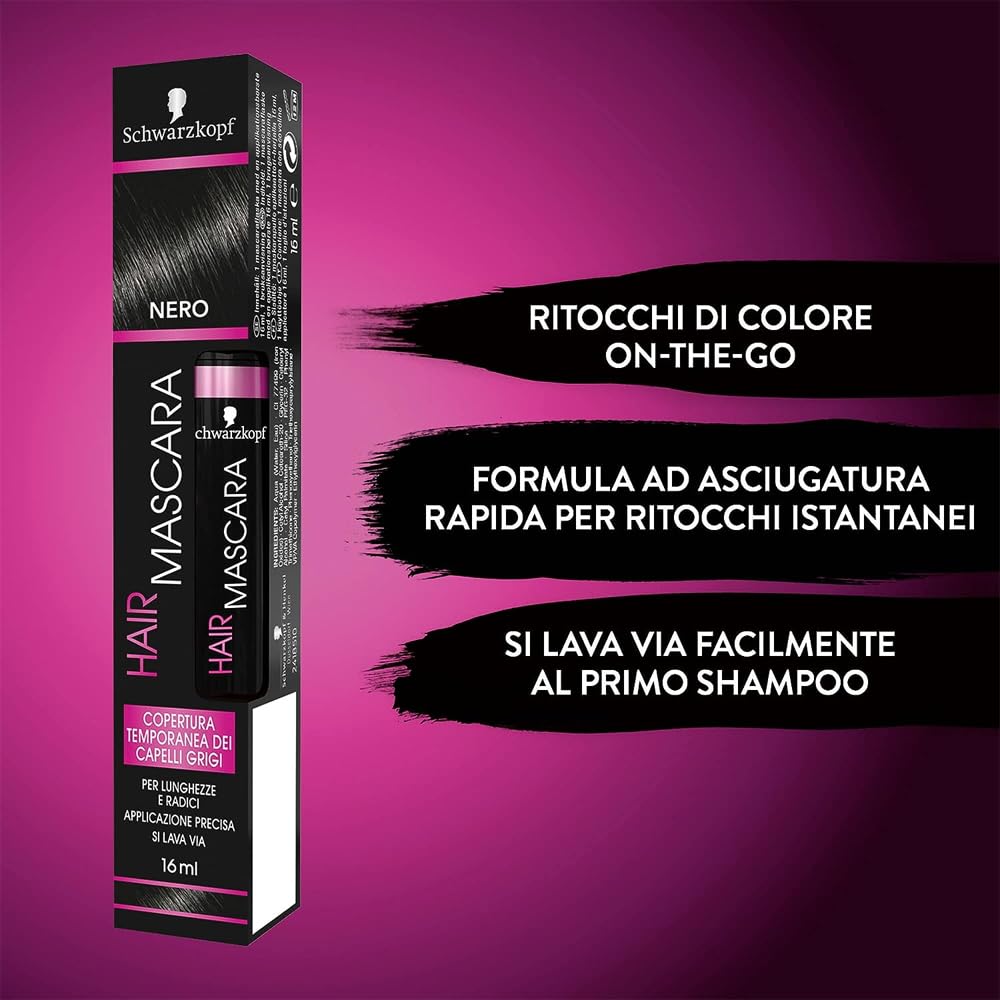 Schwarzkopf - Hair Mascara - Colorazione radice temporanea, 32 ml, confezione da 2