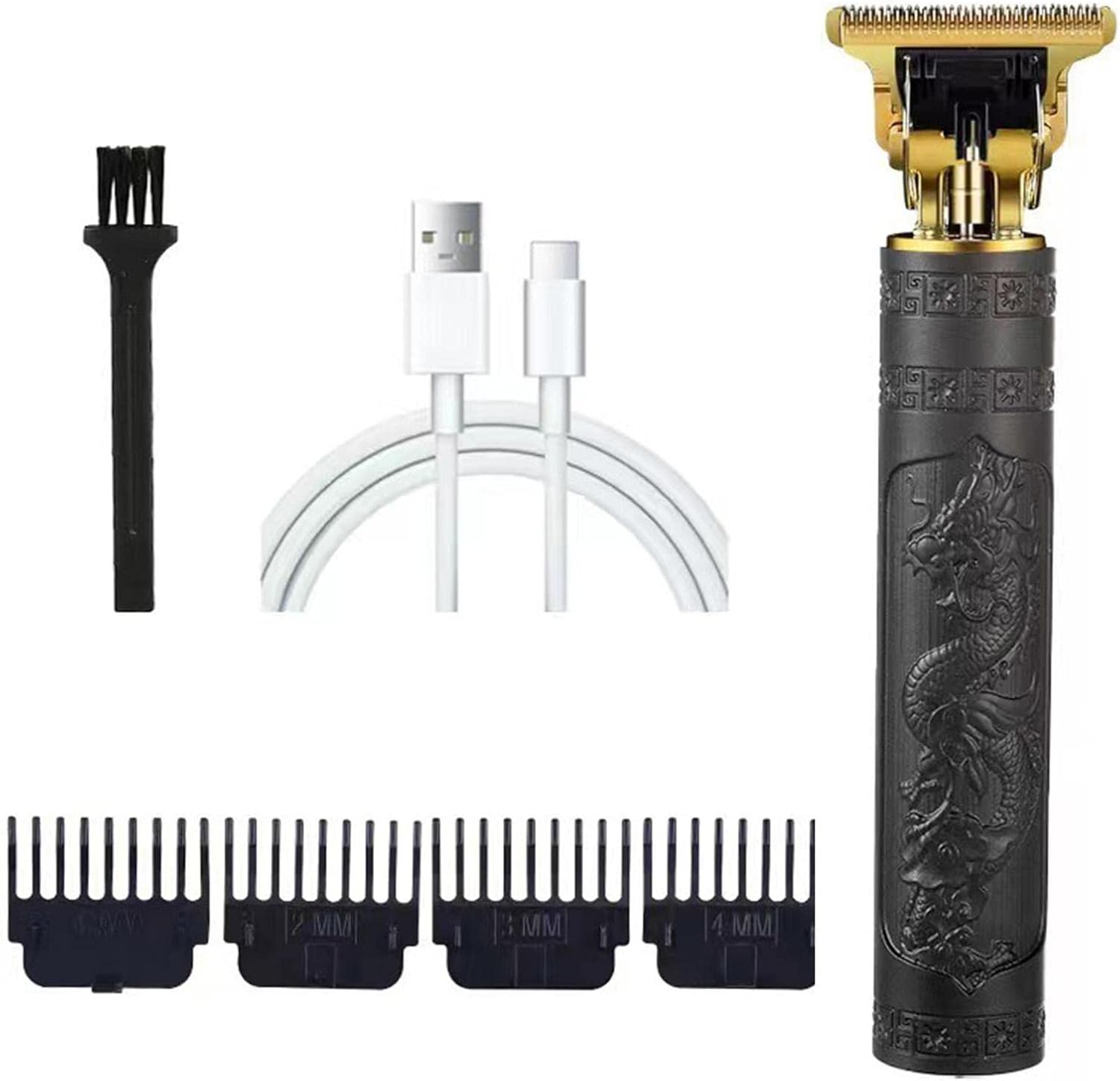 Firulab Beard Trimmer for Men TCutter Head Trimmers,Electric Trimmer Wireless Edgers Grooming