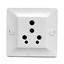 ELEGANT CASA 6+16 Amp Electric Extension Board with 8 Meter Copper Wire Cord - Heavy Duty 16 Amp Plug Top, 3 Core 2.5mm, Ideal for Home, Office | Small & Large Appliances - 1 Set gallery image