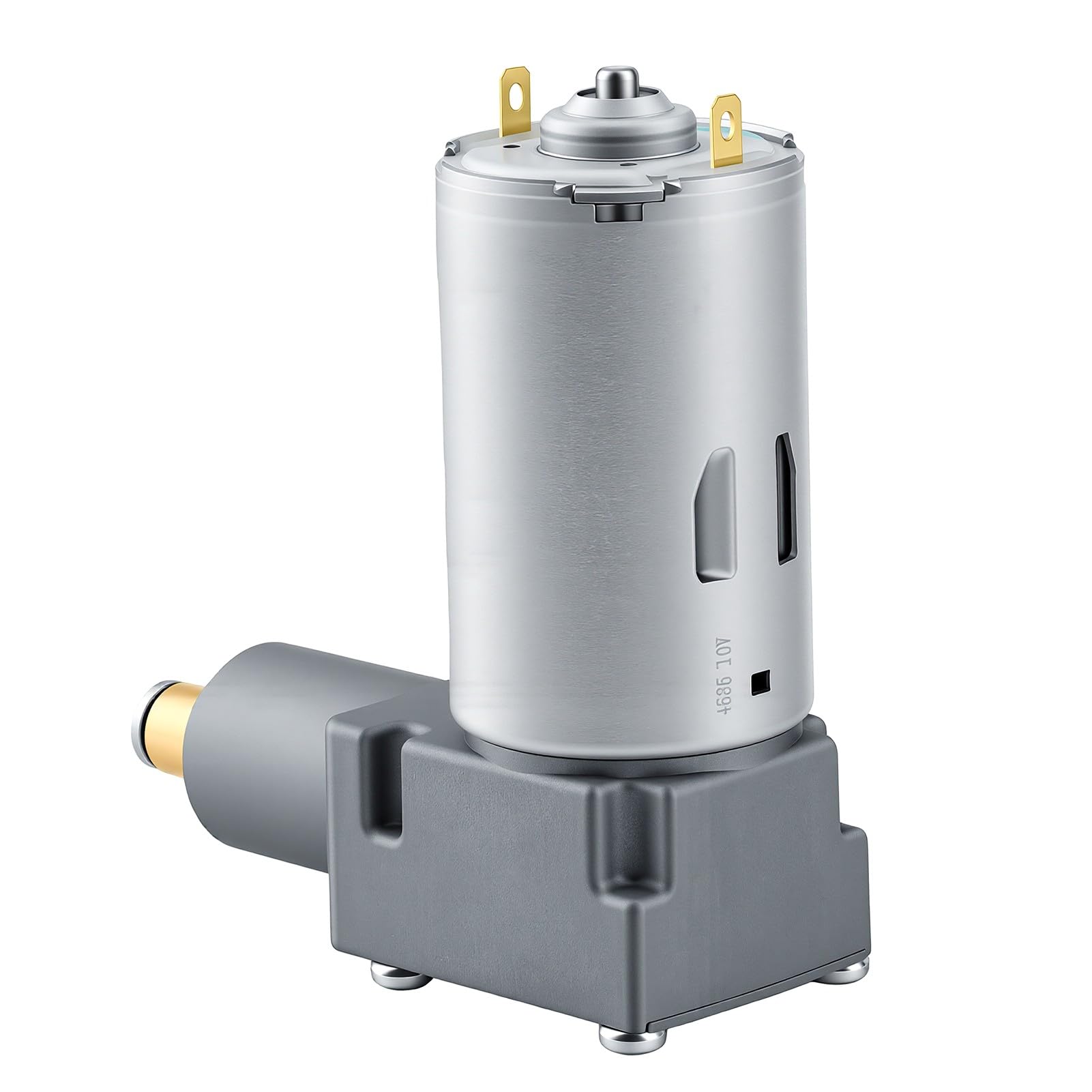 Bomba de compresión de aire para asiento de camión de 12V con motor de cepillada y tubo de 6 mm