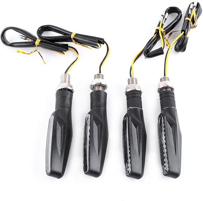 Keenso 4pcs Universal Motorcycle Turn Signal Light 12 LED Turn Signal