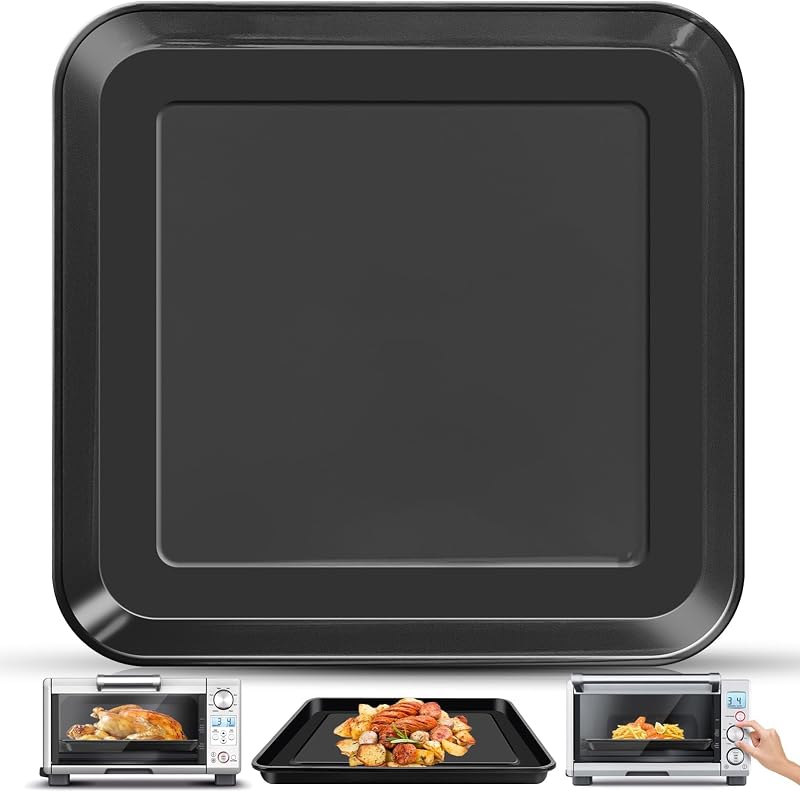 10" × 10" Baking Pan for Breville Compact Smart Oven，Food Grade Non-stick Toaster Replacement Parts Accessories Compatible with Breville Mini Smart Toaster Oven, Dishwasher Safe