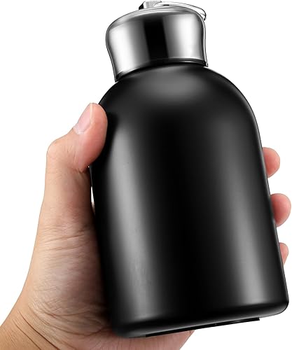Miniatura 20 de Mifoci 1 Pieza Botellas de Agua Mini de 10oz Botellas de Acero Inoxidable delgadas Aisladas Térmicas para Bebidas Calientes y Frías, Botella Térmica