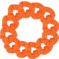 Vista 7 de Paquete de 12 ligas para el cabello sólidas (verde oscuro)