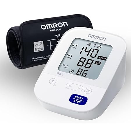 Omron HEM 7156 T Digital Blood Pressure Monitor with 360 degree Accuracy Intelli Wrap Cuff for All Arm Sizes Accurate Measurements and Bluetooth Connectivity