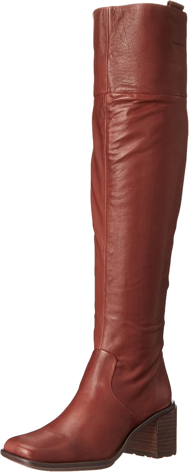 Franco Sarto Womens Forla Knee High Boot Dkwalnut 5 M