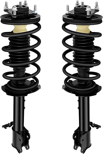 ECCPP Juego de 2 amortiguadores de resorte delantero para Ford Escape 2001-2012, 2001-2006 para Mazda Tribute, 2008-2011 para Mazda Tribute,