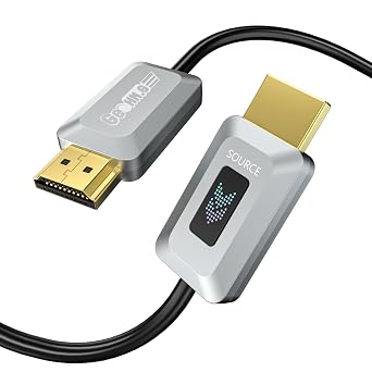 GeoHN.G 8K Fiber Optic HDMI Cable 40ft, 48Gbps High-Speed HDMI 2.1 Cable, Support 8K@60Hz 4K@120Hz/144Hz eARC Dolby HDCP 2.2&2.3 HDR10 RTX 3080, Compatible with PS5/TV/Xbox Series X/PC