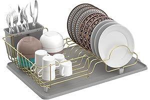 Gold Dish Drying Rack