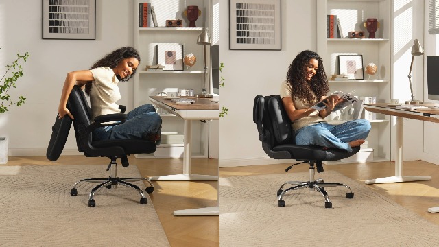 Amazon.com: Criss Cross Office Chair with 2-in-1 Flip Backrest