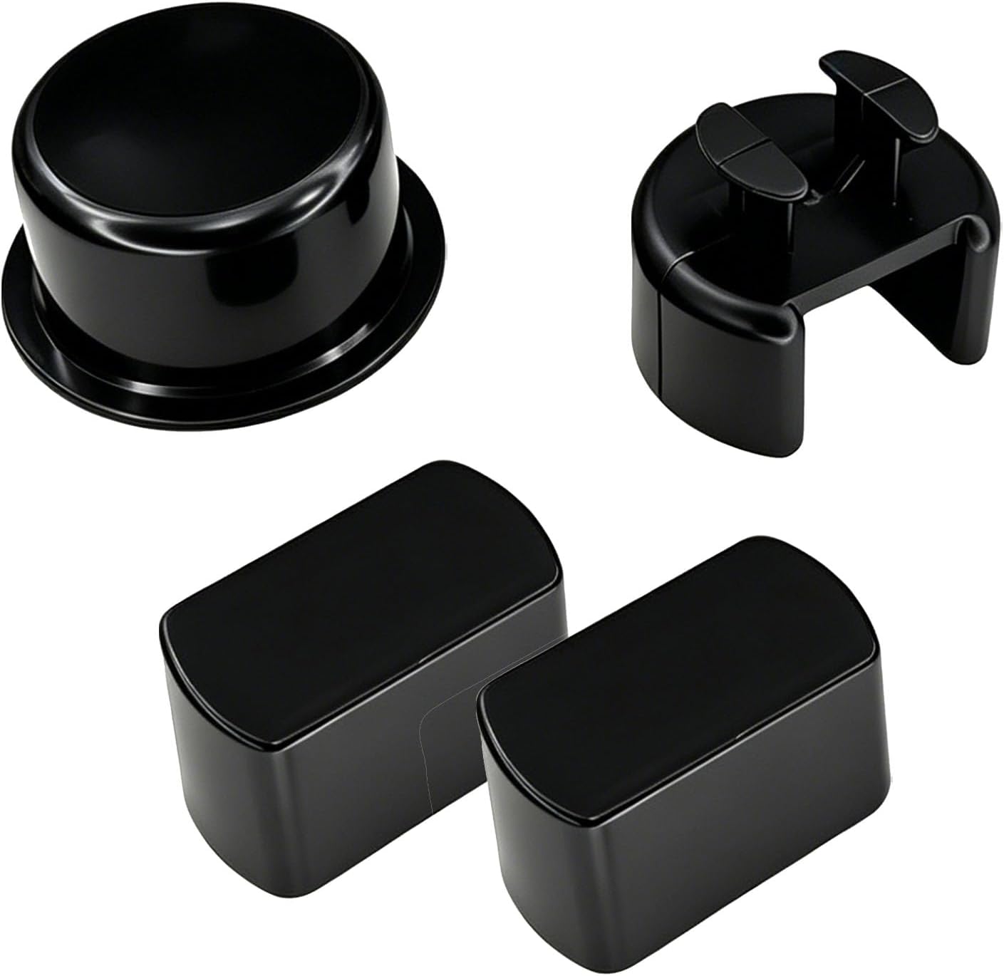 Tailgate Bushing Kit 4PCS Tail Gate Hinge Pivot Inserts, Car Hinge Kit Replacement for Dodge Ram Ford F Series Lincoln Trucks, Left Right Bed Gate Side Repair Replaces 55274936AE E7TZ99430B22A