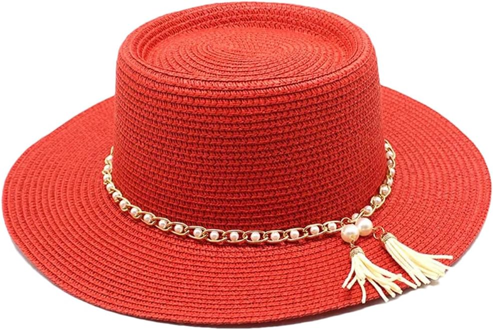 Women Hats Summer Sun Straw Hats Outdoor Beach Panama Jazz Hats Leisure Vacation Dress Cap Sombreros De Mujer