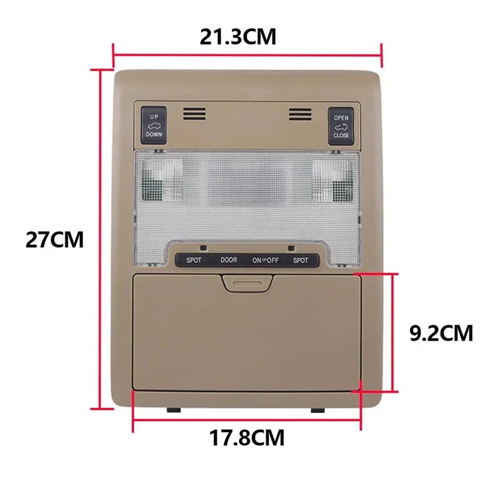 Auto Plafoniera Per Toyota Per Land Per Cruiser LC200 2008 2009 2010 2011 2012-2018 Auto Luce Lettura Anteriore Luci Interne Faro Di Ricambio