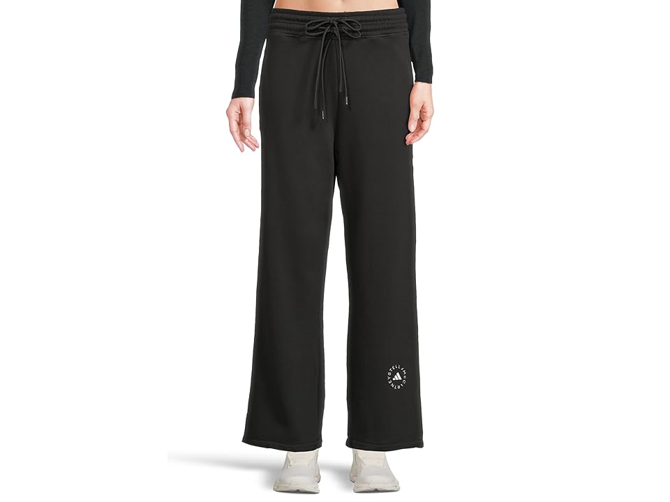 adidas by Stella McCartney Straight Leg Joggers JJ0102 Women's Casual Pants Black : LG, Cotton