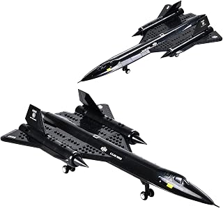 SR-71 Blackbird Building Blocks Set, Suitable for Children Aged 6 and Up, Enhances Fine Motor Skills and Creativity, Ideal Educational Toy and Gift for Kids，183 Pieces