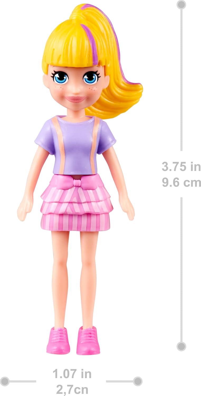 Polly Pocket Boneca Surpresa para crianças a partir de 4 anos