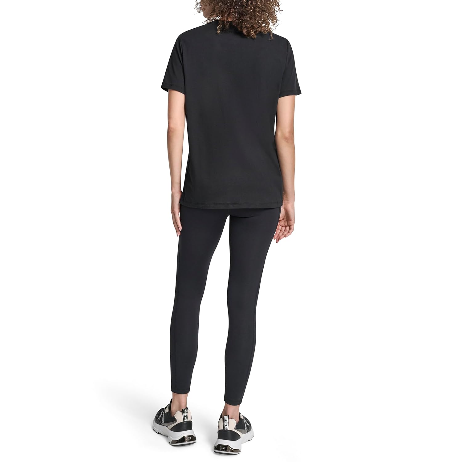 DKNY Women's Varsity Logo Cotton Short Sleeve T-Shirt - Image 4